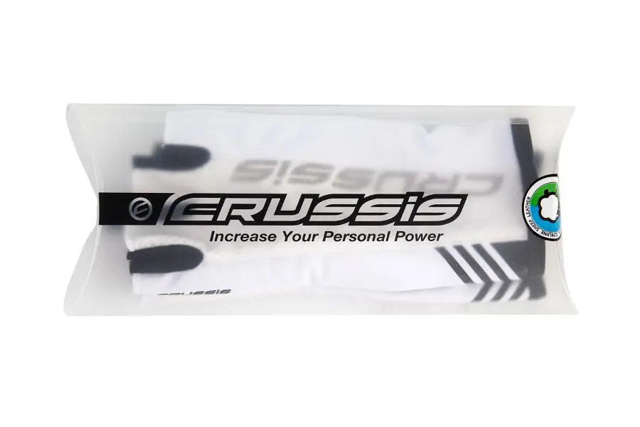 CRUSSIS cyklo rukavice černé/bílá