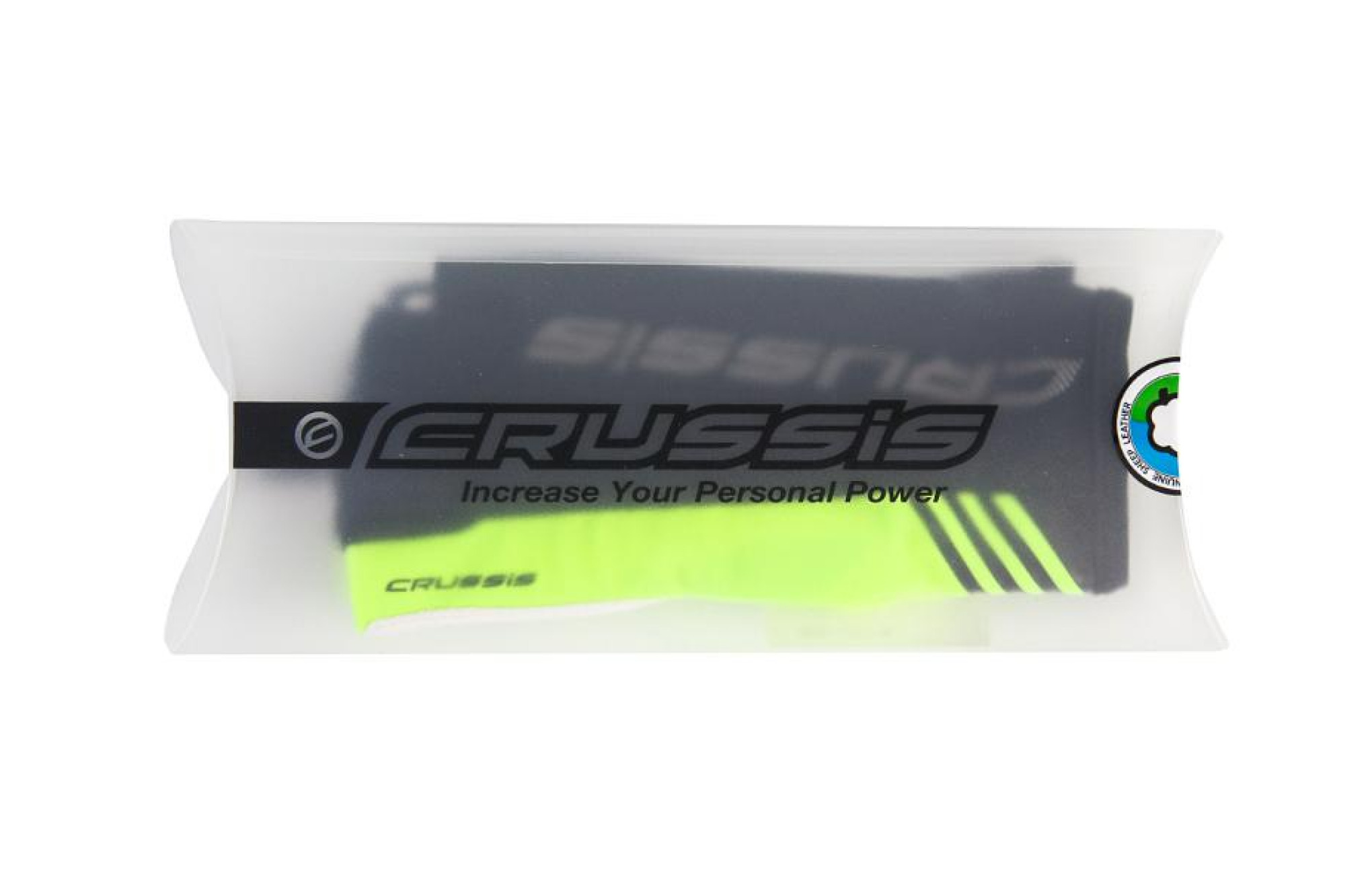 CRUSSIS cyklo rukavice ern/lut fluo