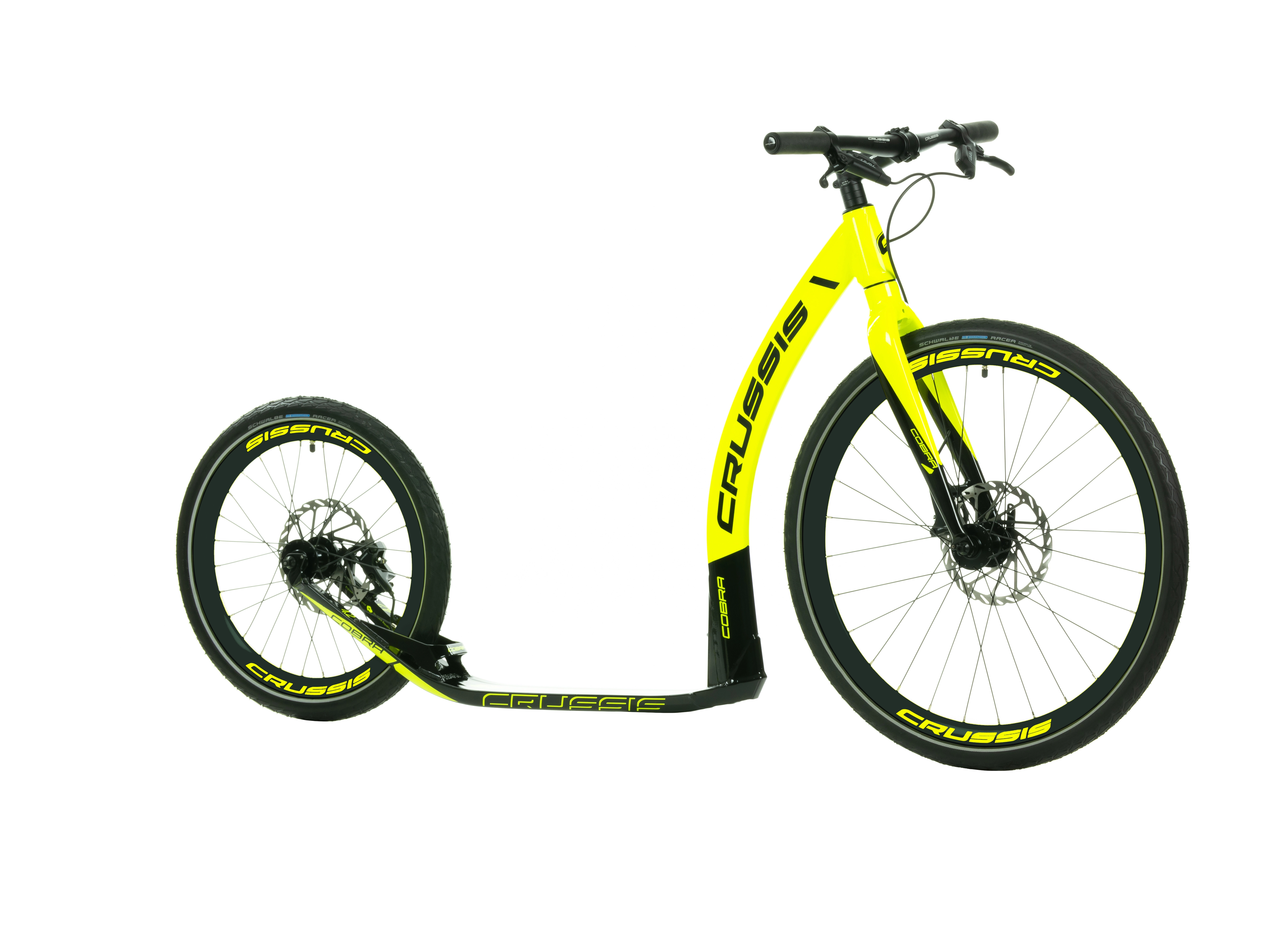 Crussis koloběžka Cobra Sport 4.2-1 žlutá/černá