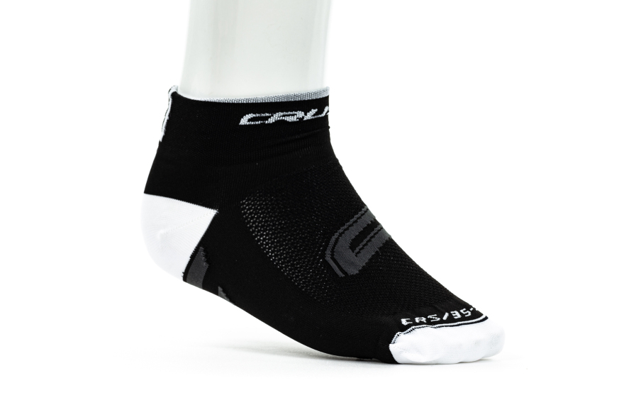 Cyklistické ponožky CRUSSIS, černo/bílé