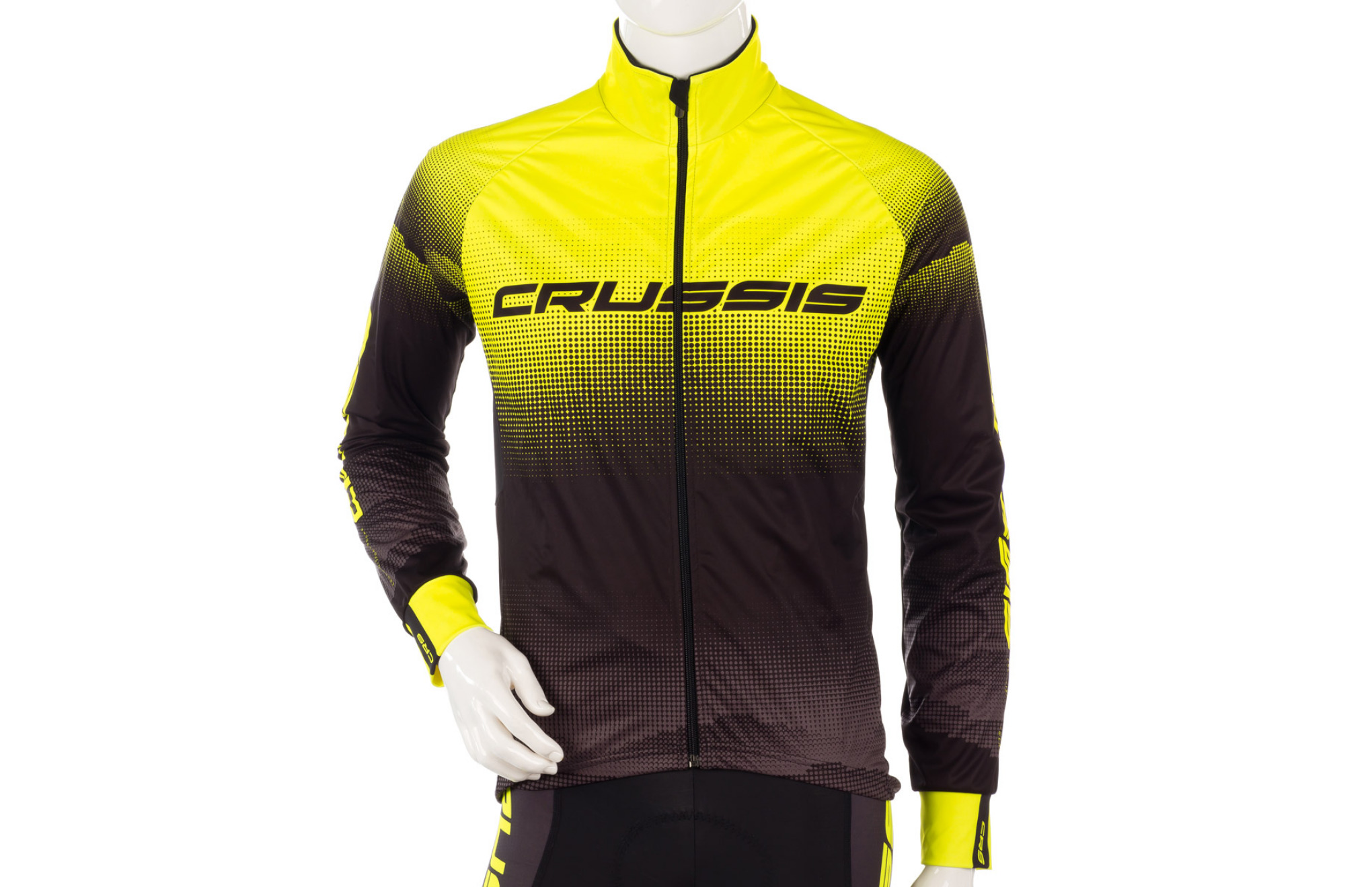 Cyklistick bunda CRUSSIS No-Wind, ern/lut